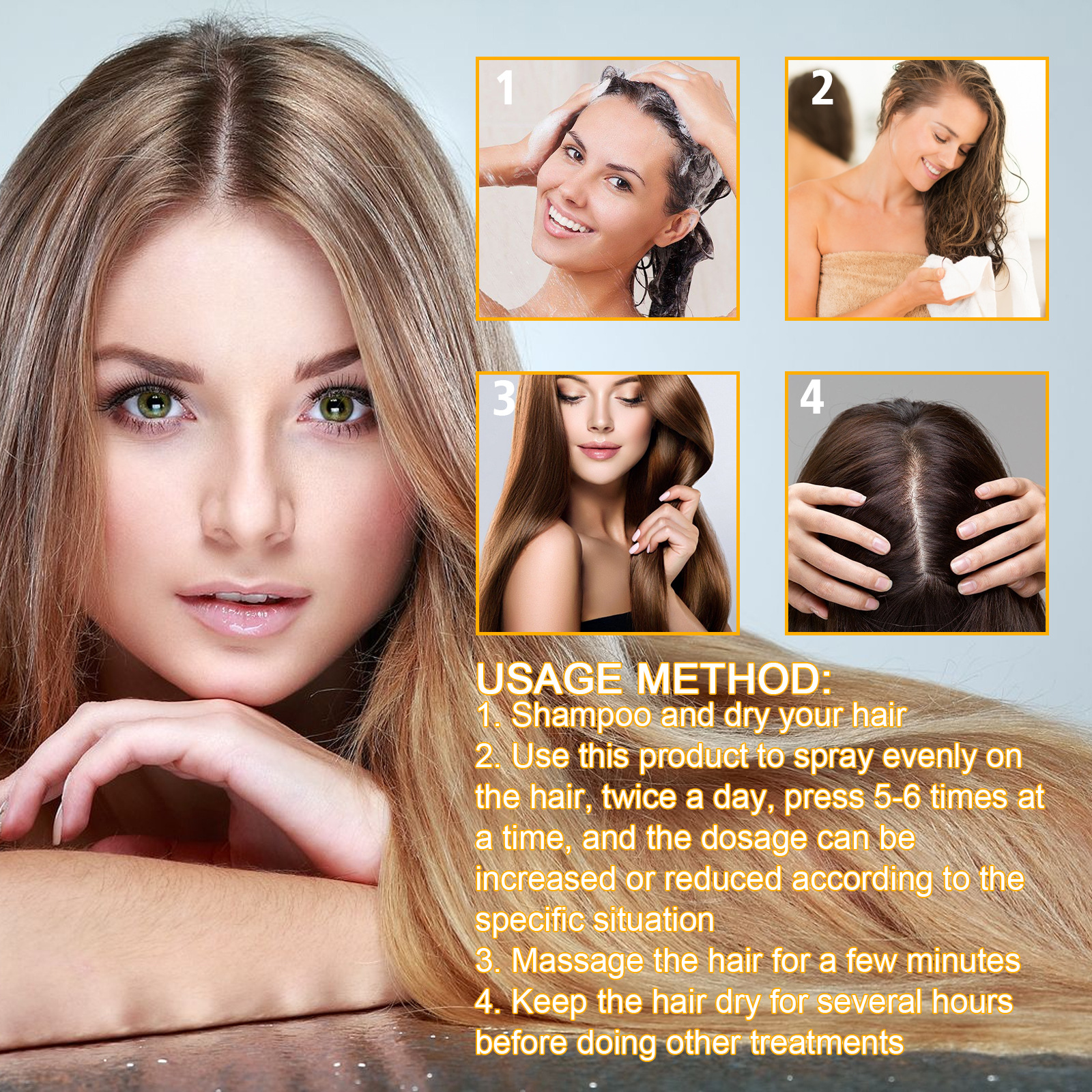 Biotin Hair Care Spray Nourish - đánh giá và giá Hair Care Essence Oil